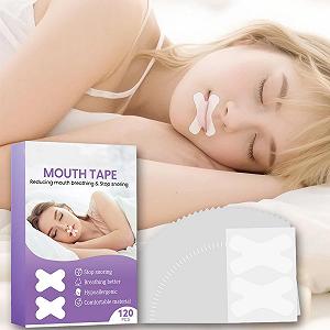 Смужки для рота (120 шт. в упаковці) від хропіння (Х-тип). - Фото 1