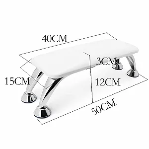 Підставка для рук манікюрна Yolispa Штучна шкіра Мікрофібра Нековзка synthetic.ua - Фото 1