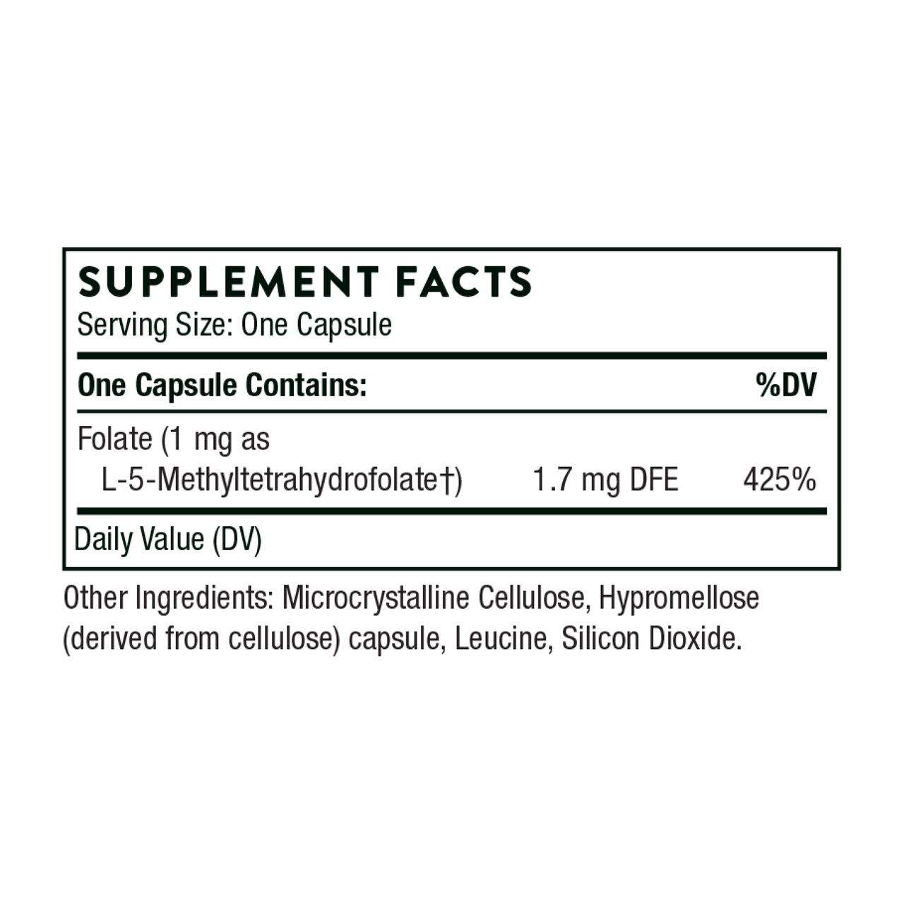 5-MTHF 1 mg 60 caps, фото №2