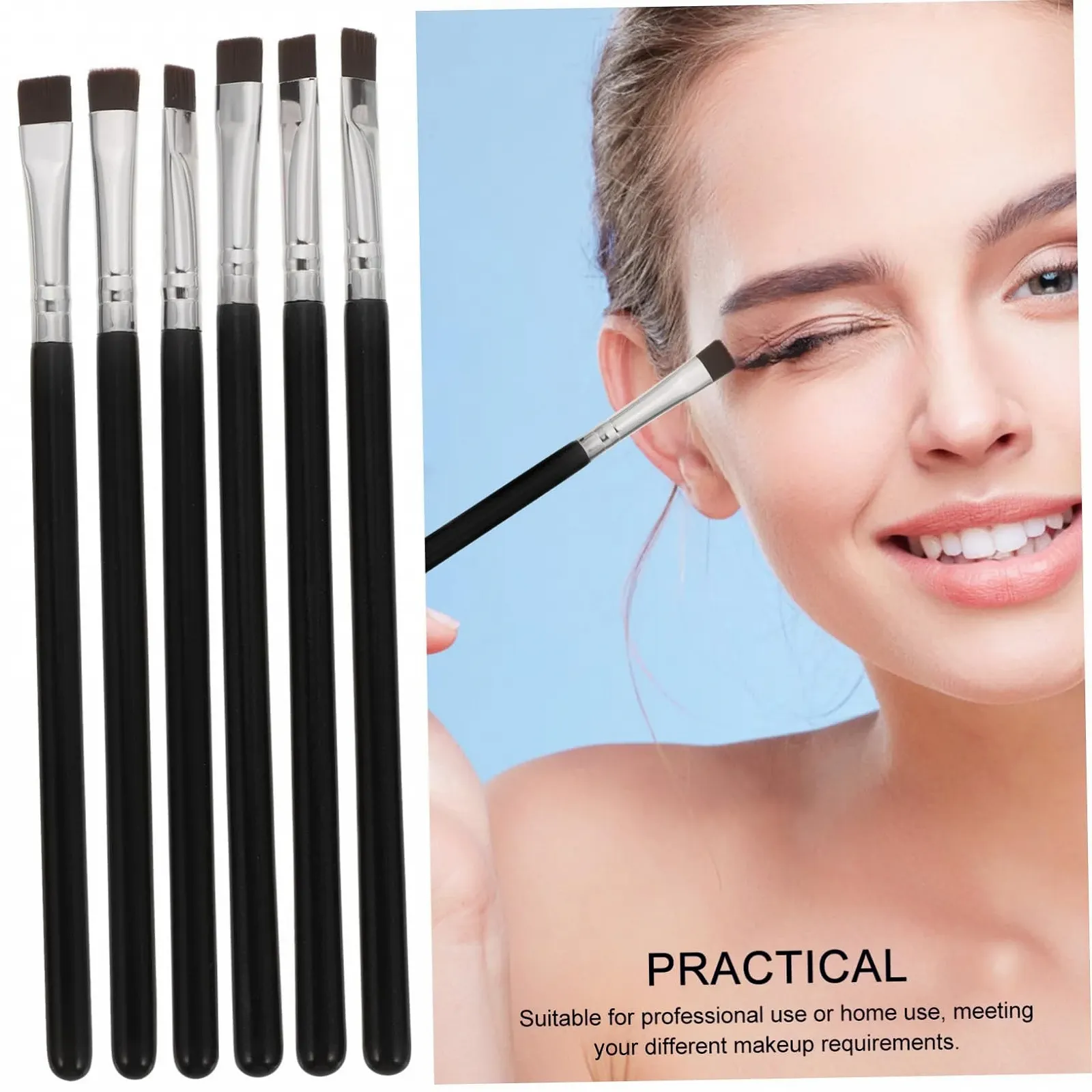 Пензлі для брів Beaupretty Плоский 2E20, фото №3