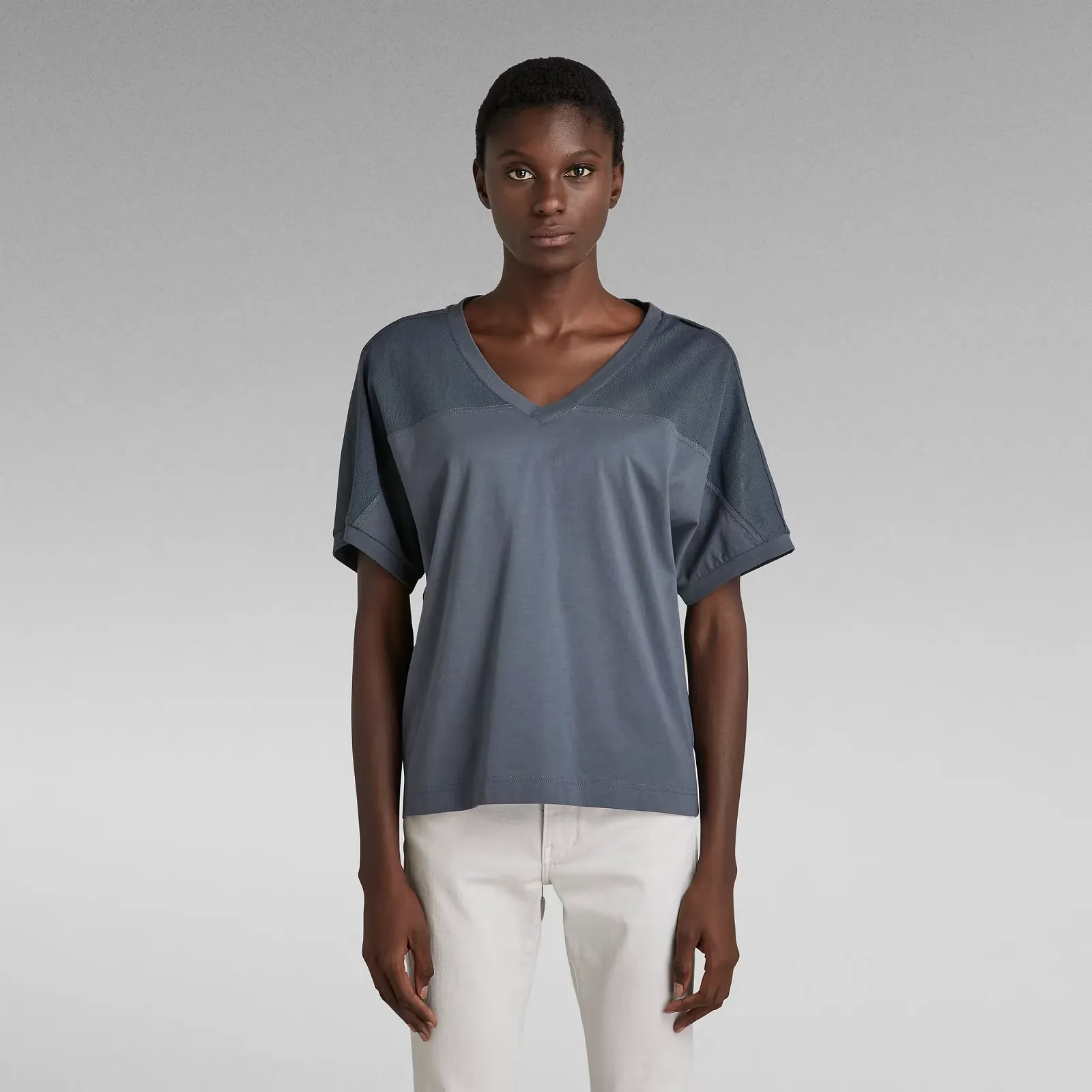 Женская футболка G-Star RAW Mesh Mix Loose T-Shirt - S, фото №1