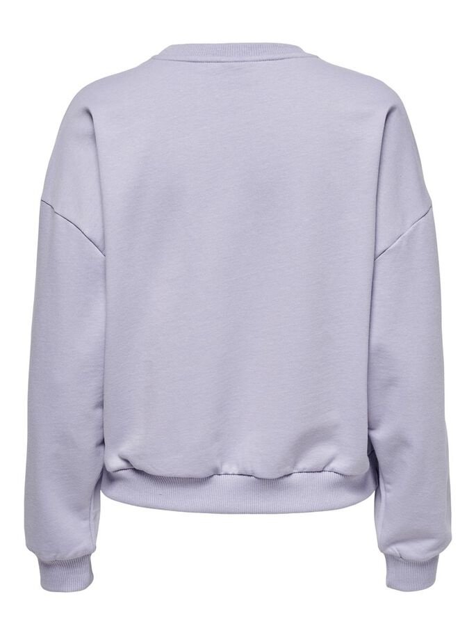 Худі ONLDISNEY LIFE L/S MINNIE FLOWER BOX SWT 15250095-Cosmic Sky-Print:MINNIE HAPPY ONLY Бузковий S, фото №4