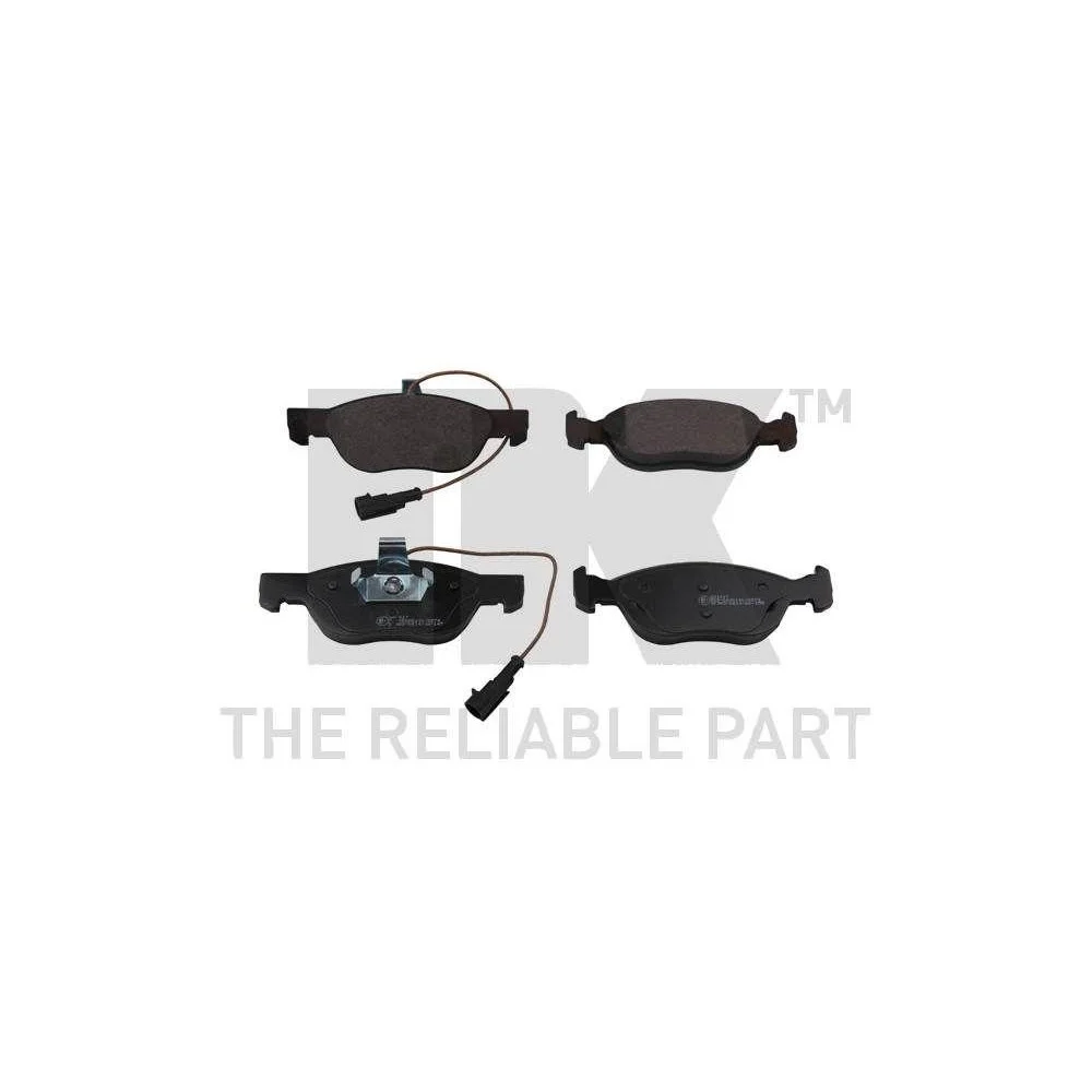 Комплект гальмівних колодок, дискове гальмо NK 221017 для ALFA ROMEO FIAT, передня вісь, фото №1 Комплект гальмівних колодок, дискове гальмо NK 221017 для ALFA ROMEO FIAT, передня вісь, фото №1