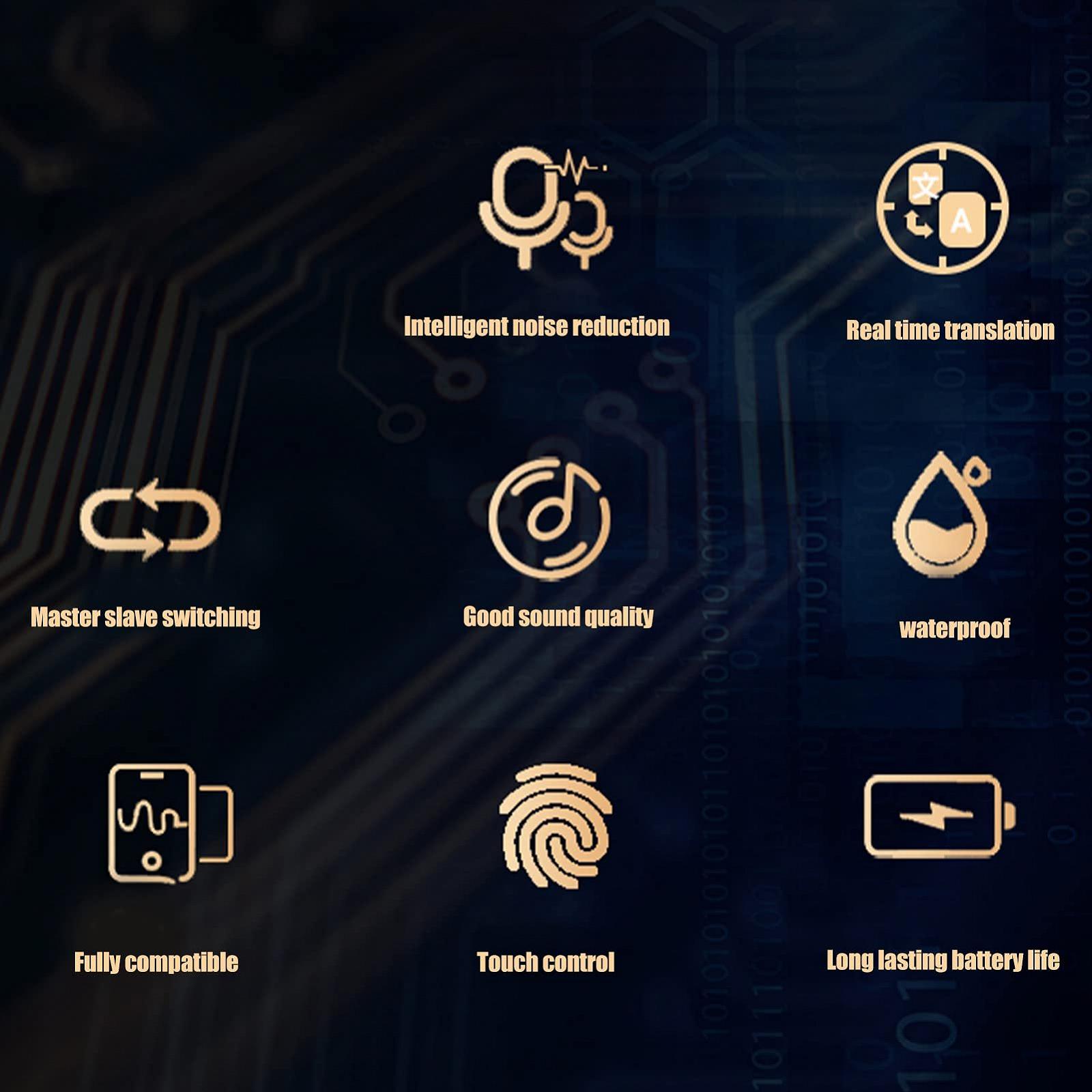 Наушники-переводчики Bewinner J7, интеллектуальный с 84 языками, фото №4