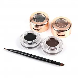 Крем-Подводка для бровей и глаз 2-в-1 Водостойкая Долговременная Черный - Фото 1