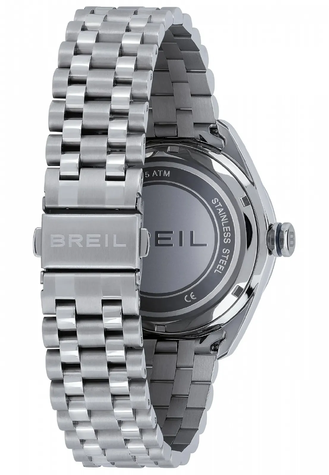 Годинник Breil LINE UP Хронограф Кварцовий Чорний циферблат Срібний сталевий браслет TW1986, фото №5 Годинник Breil LINE UP Хронограф Кварцовий Чорний циферблат Срібний сталевий браслет TW1986, фото №5