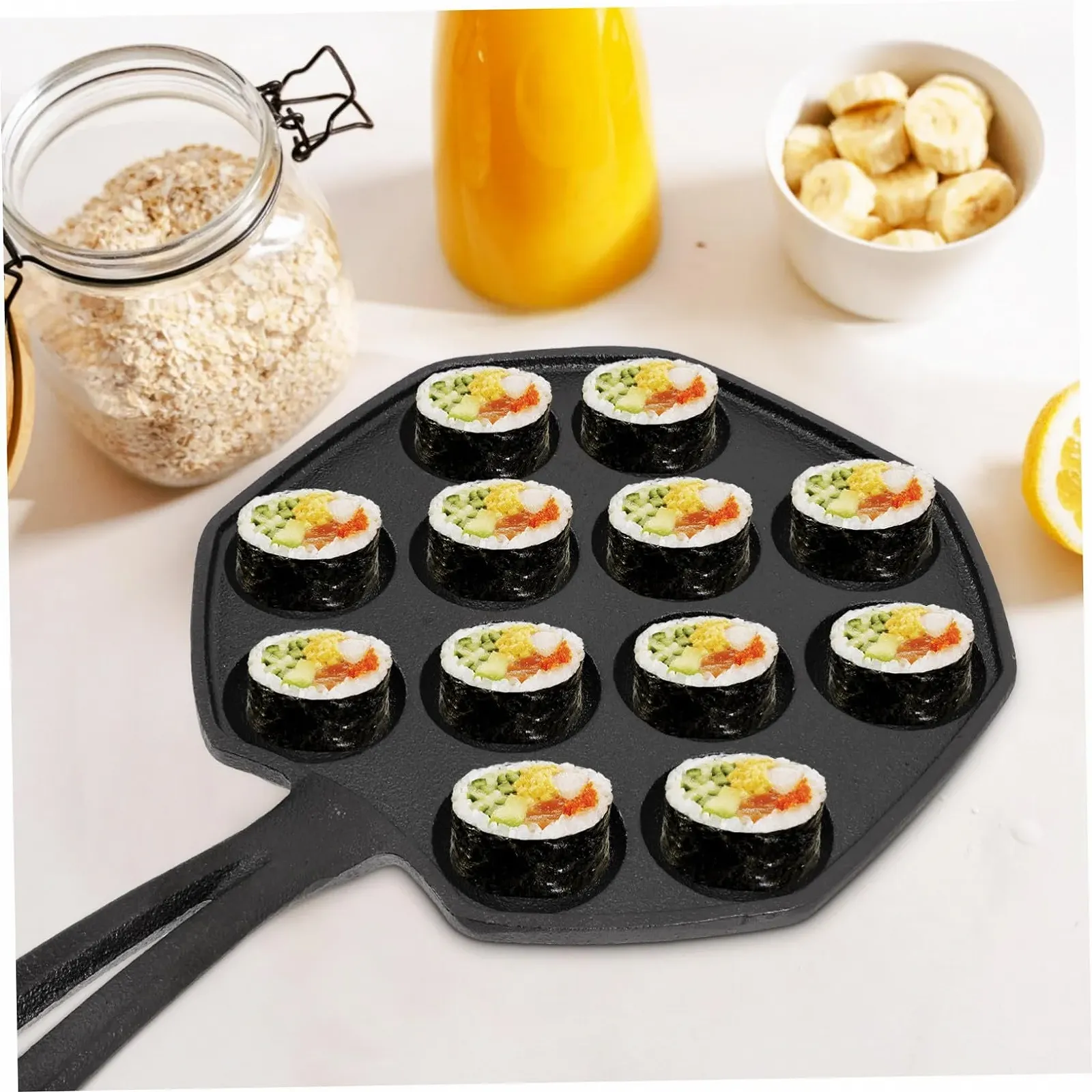 Форма для випікання чавунна для равликів з ручкою та аксесуарами, фото №7