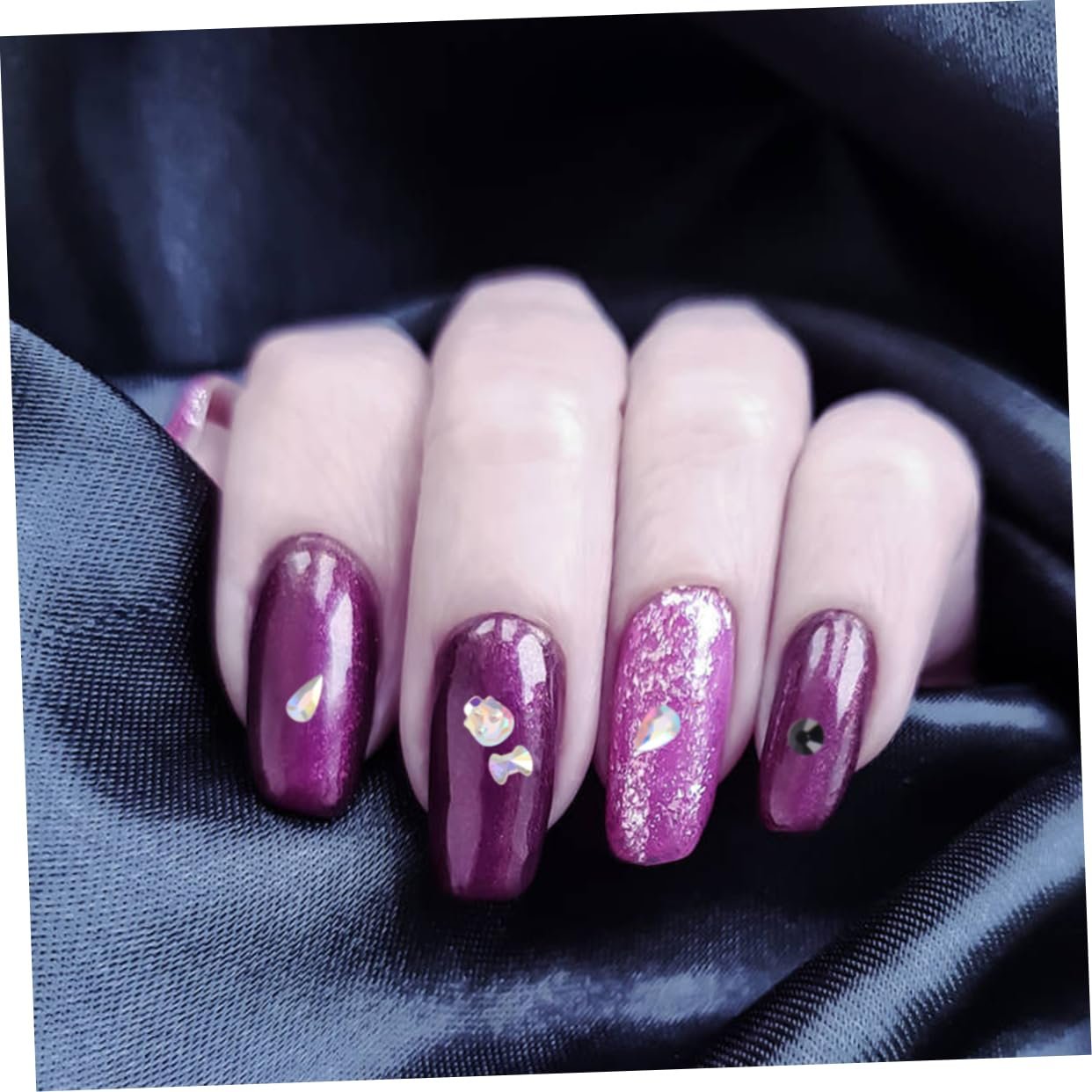 Стрази Плоскі WOONEKY Змішані форми для дизайну нігтів, 100 шт., фото №5 Стрази Плоскі WOONEKY Змішані форми для дизайну нігтів, 100 шт., фото №5