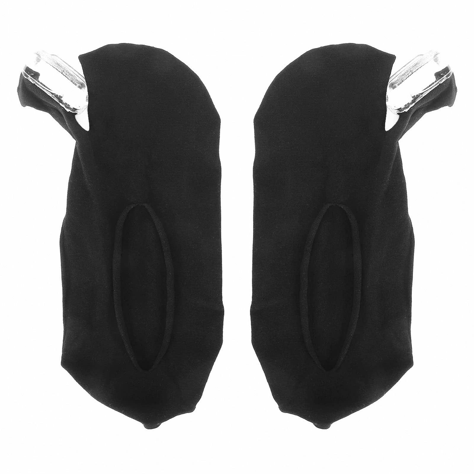 Шкарпетки для полегшення Hallux Valgus Еластичні для жінок для офісної роботи (Чорний), фото №6