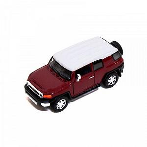 Машинка KINSMART Toyota FJ Cruiser бордова - Фото 1