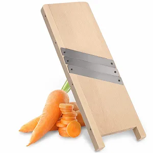 Ручний слайсер KADAX Дерев'яний для капусти, овочів з гострими лезами з нержавіючої сталі - Фото 1