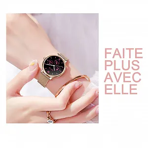 Смарт-годинник для жінок 2022, виклики та SMS, водонепроникний synthetic.ua - Фото 1