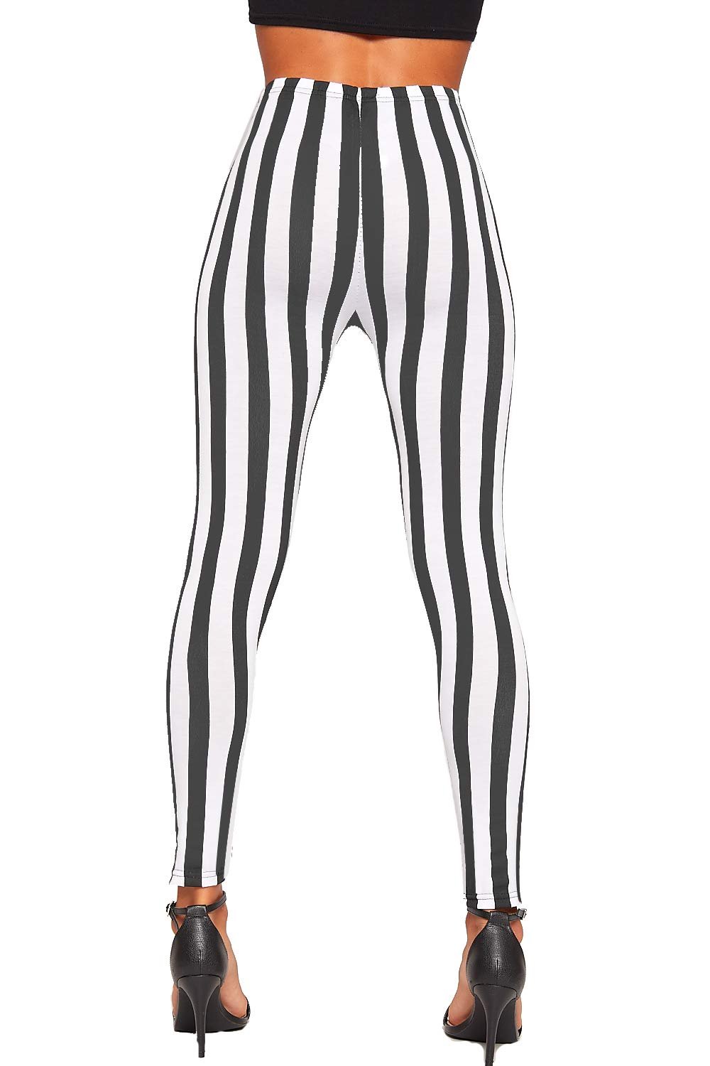 Леггинсы WearAll С контрастными полосками, с высокой посадкой, эластичные - 36-42, фото №3