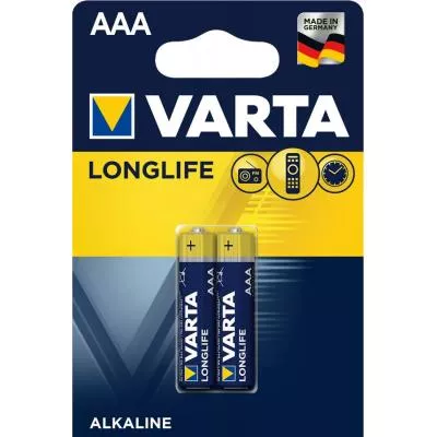 Батарейка Varta AAA Longlife LR03 2 04103101412, фото №1