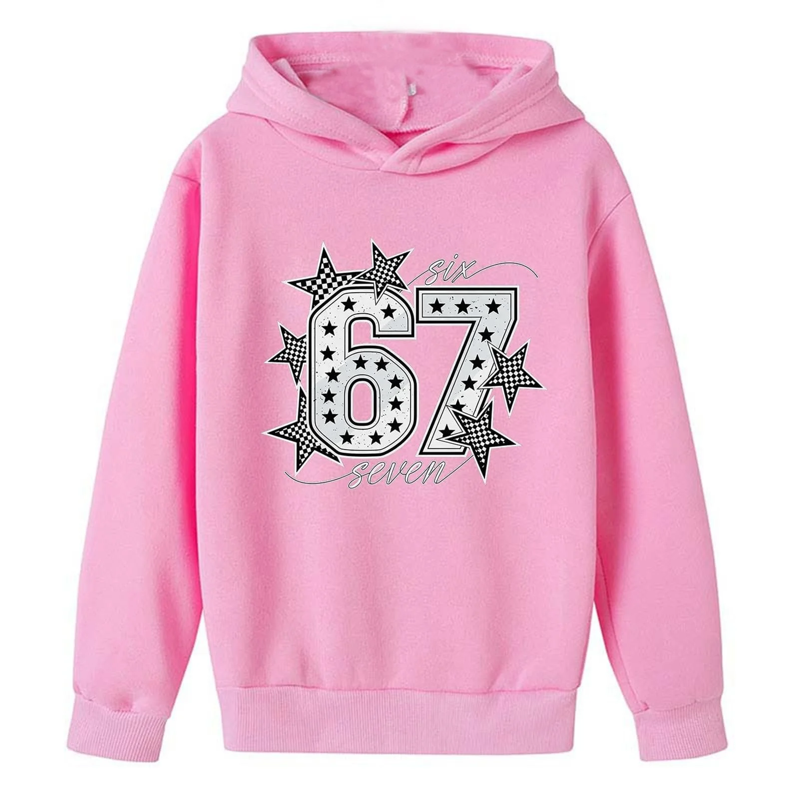 Худи Generisch для мальчиков, толстовка для девочек, детское худи, удобный, повседневный, мягкий флис, теплый, дышащий пуловер с графикой, куртка, рубашка с длинными рукавами, фото №3