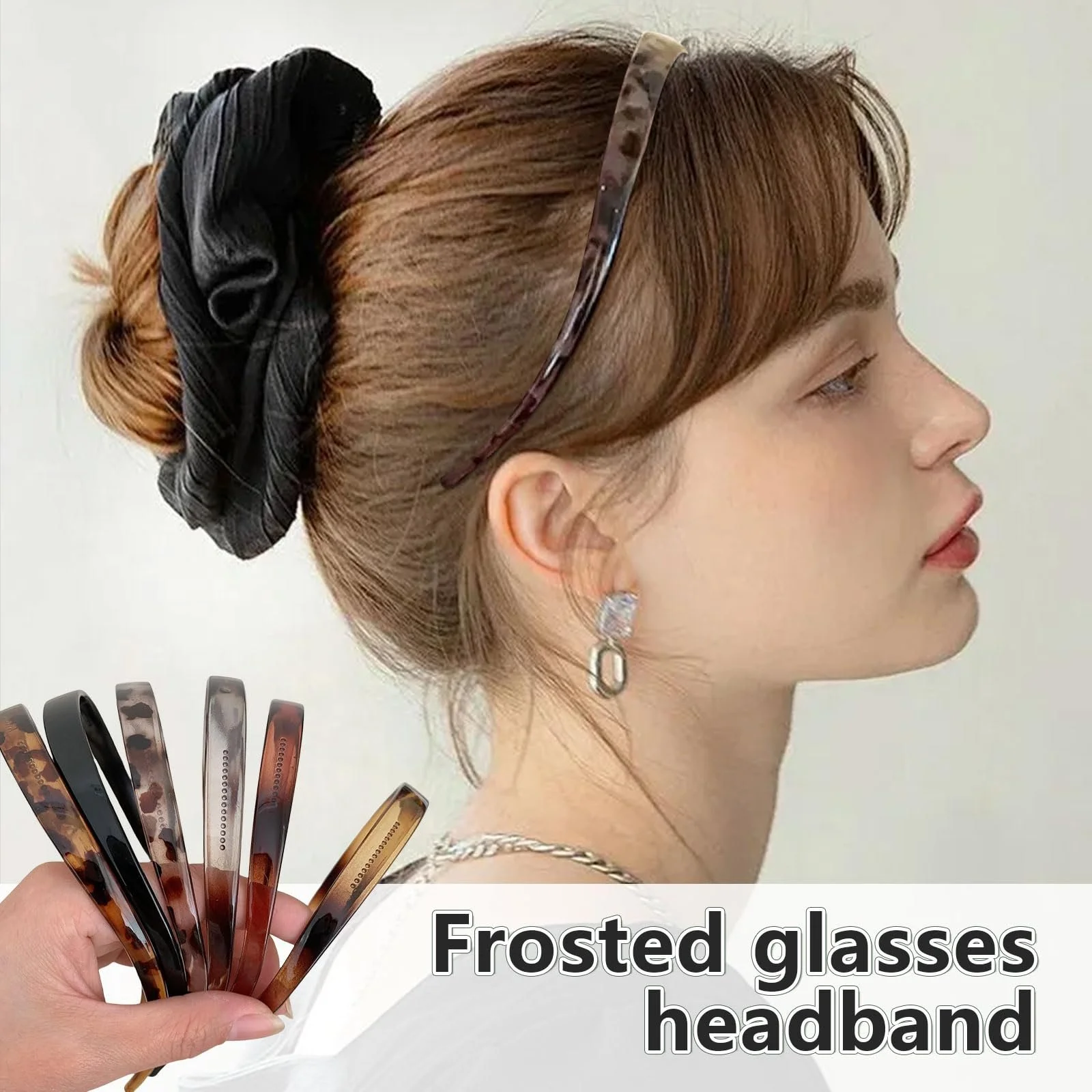 Набір з 6 широких обручів для волосся, фото №6