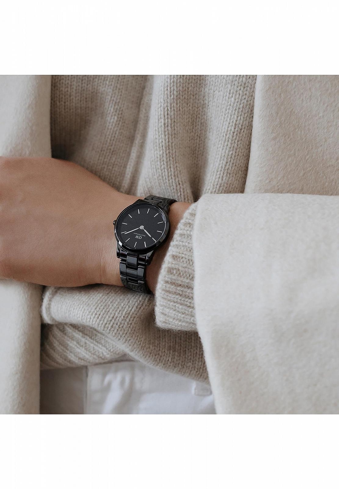 Часы Daniel Wellington Iconic Черный Нержавеющая сталь (316L), фото №2