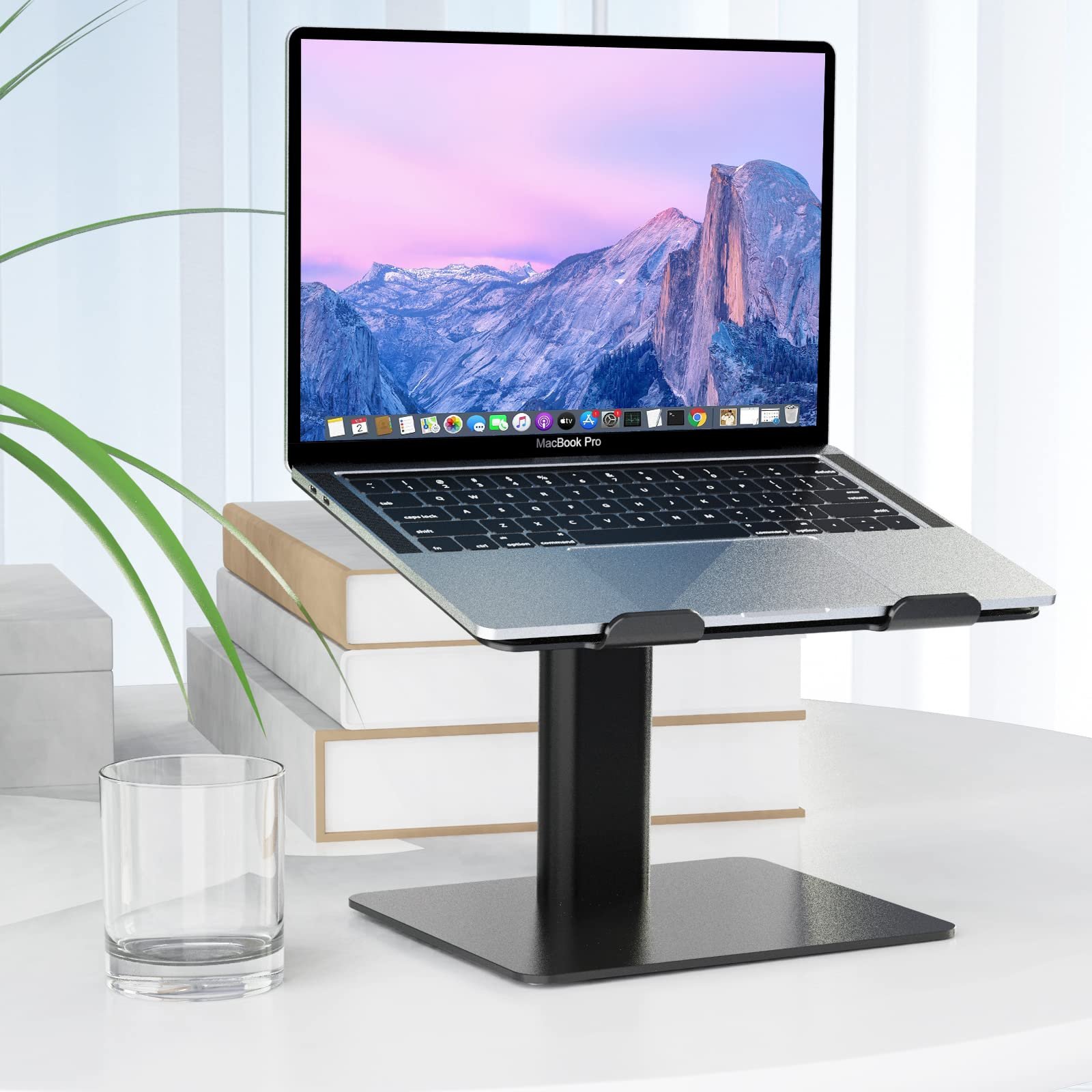 Подставка для ноутбука BESIGN LSX6N, регулируемая эргономичная подставка для ноутбука, совместима с ноутбуками 10-15,6 дюймов, черная, фото №9
