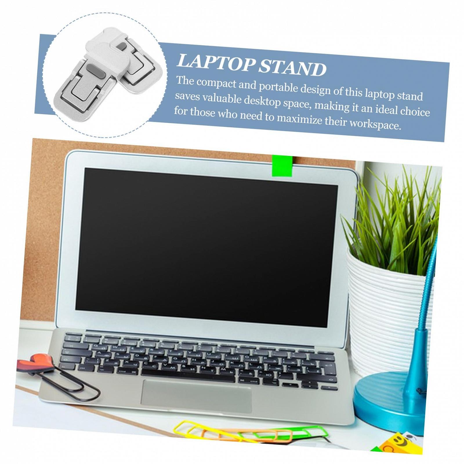 Подставка для ноутбука складная регулируемая по высоте, 2 шт, фото №5 Подставка для ноутбука складная регулируемая по высоте, 2 шт, фото №5