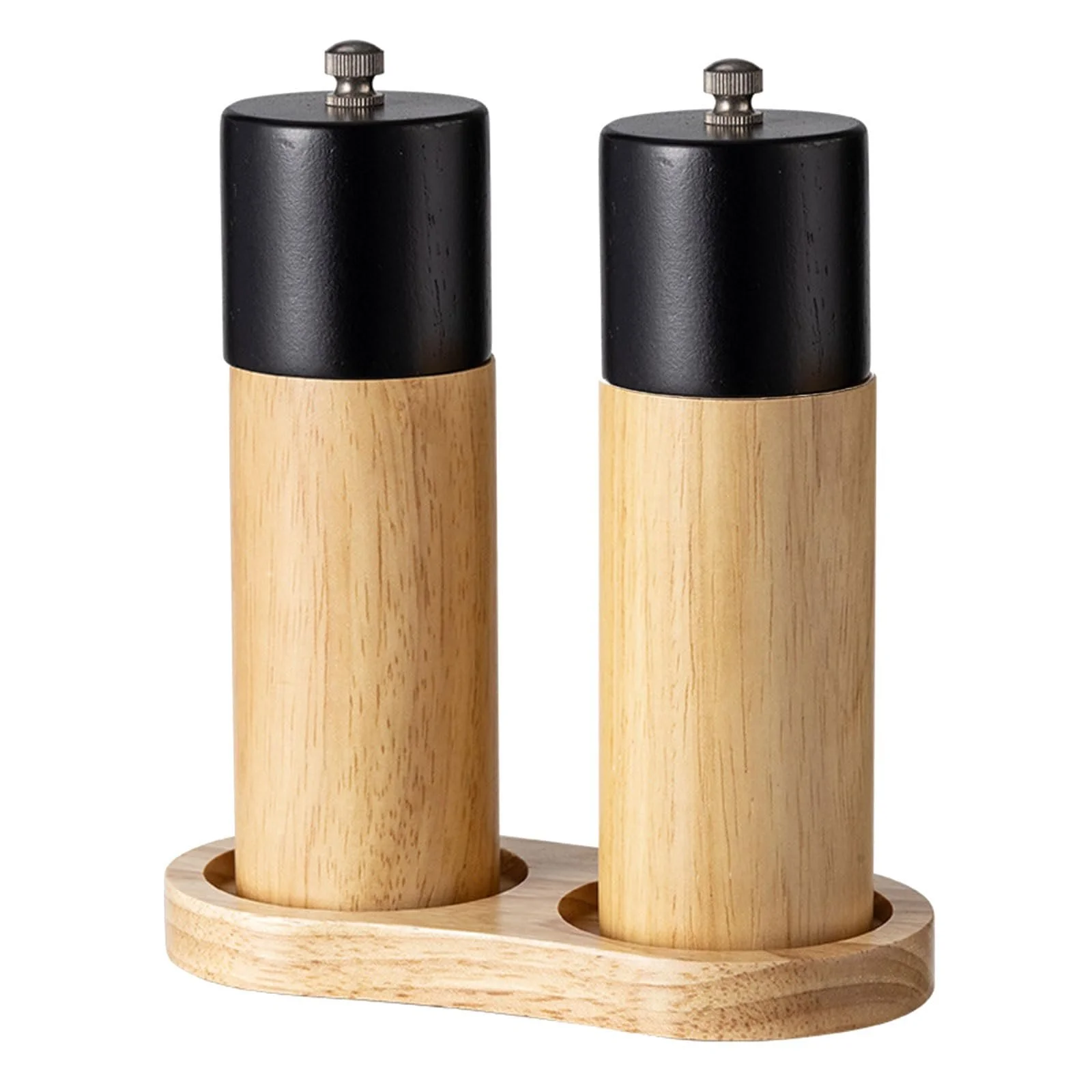 Млин для солі та перцю Дерев'яний Регульована грубість, фото №5