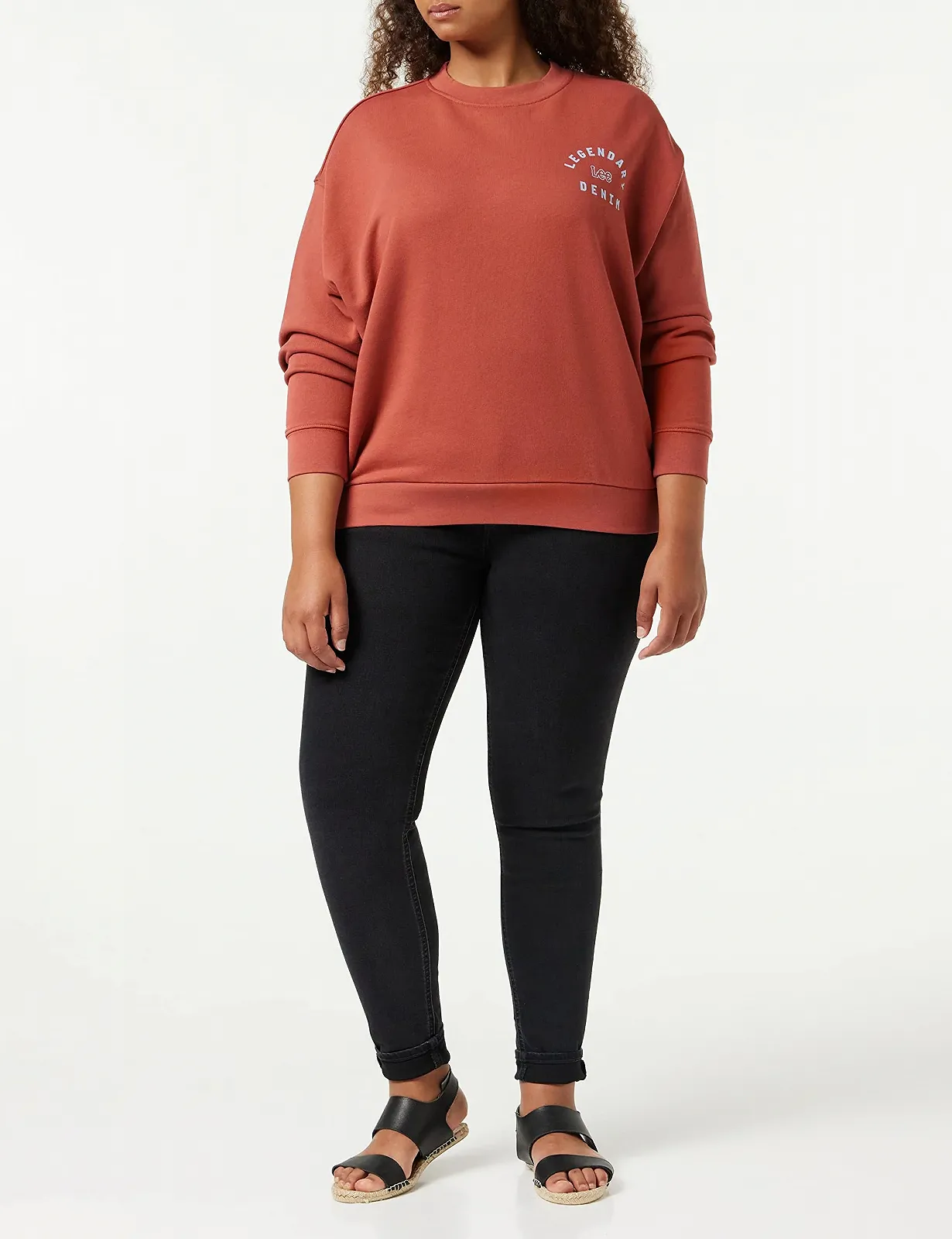 Женский свитшот Lee Legendary Denim Crew, фото №2