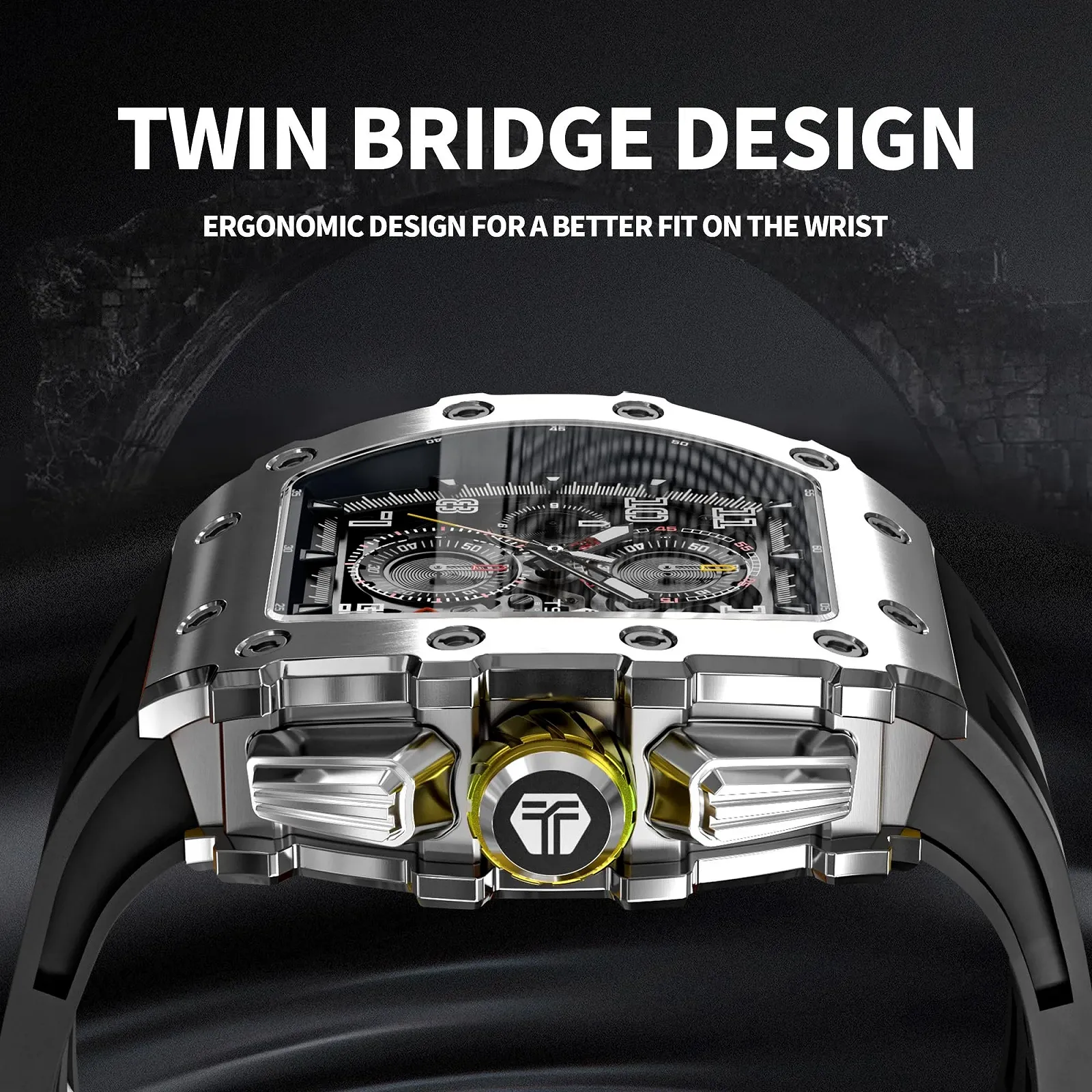 Мужские часы TSAR BOMBA Кварцевые Хронограф Водонепроницаемые Мужские часы для Мужчин Элегантные Корпус из нержавеющей стали/Углеродное волокно/Бриллиантовый корпус/Смола Бизнес/Спорт/На открытом воздухе/В помещении, фото №3 Мужские часы TSAR BOMBA Кварцевые Хронограф Водонепроницаемые Мужские часы для Мужчин Элегантные Корпус из нержавеющей стали/Углеродное волокно/Бриллиантовый корпус/Смола Бизнес/Спорт/На открытом воздухе/В помещении, фото №3