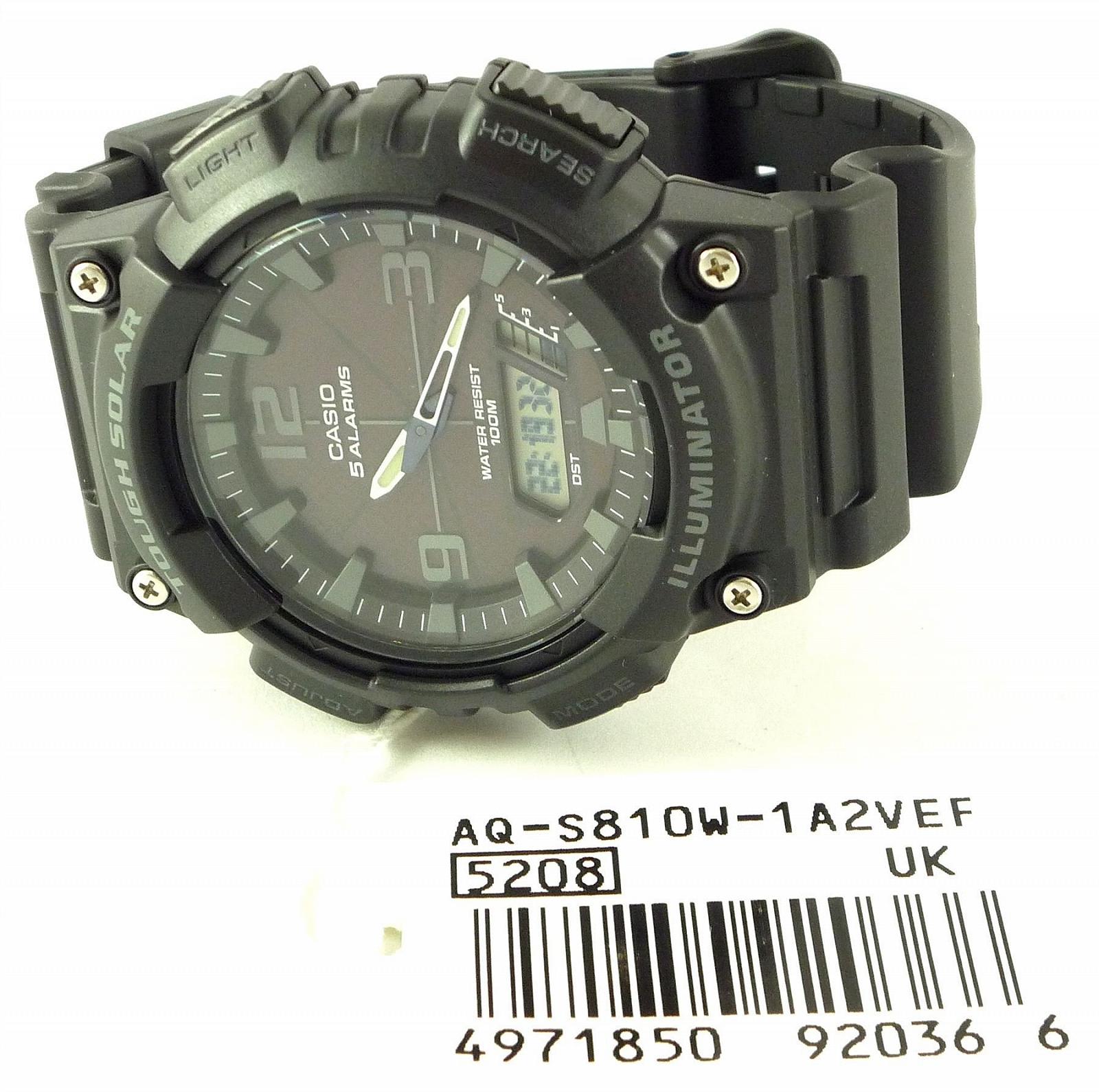 Мужские часы Casio Collection Alarm Chronograph AQ-S810W-1A2VEF, фото №2