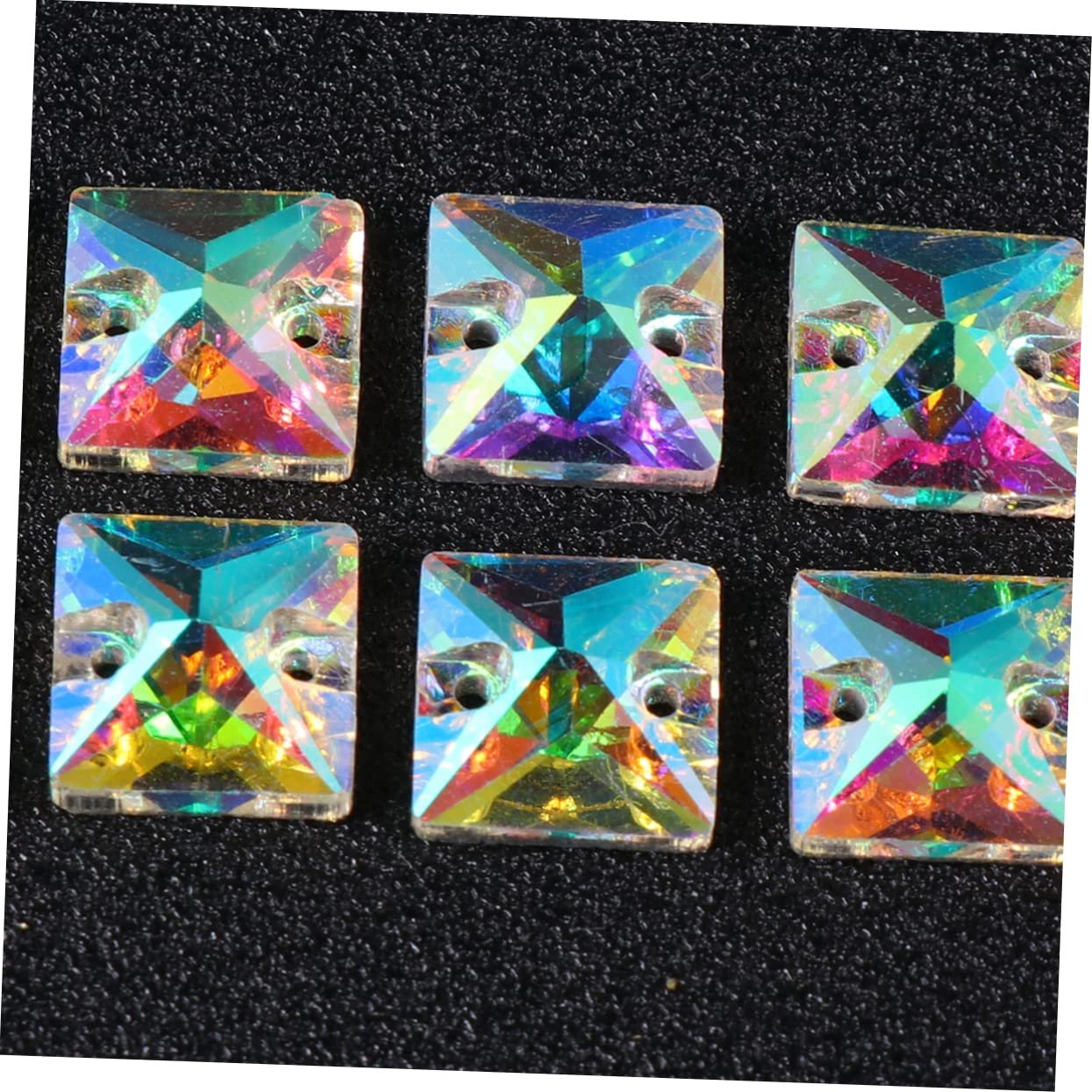 Стразы Стекло VILLCASE 100 штук для шитья и декора, фото №9