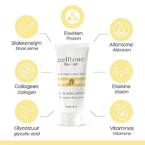 Крем для рук Celltone 100 мл Увлажняющий крем со слизью улитки, аллантоином и гликолевой кислотой Для сухой кожи рук Питает, регенерирует, питает и делает кожу гладкой - Фото 1