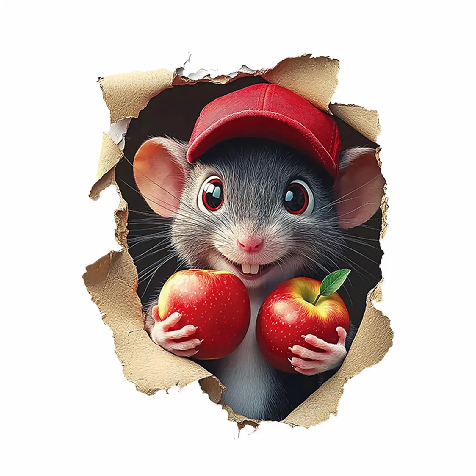 Наклейка на стіну 3D Cartoon Look знімна самоклеюча плівкова, фото №7 Наклейка на стіну 3D Cartoon Look знімна самоклеюча плівкова, фото №7