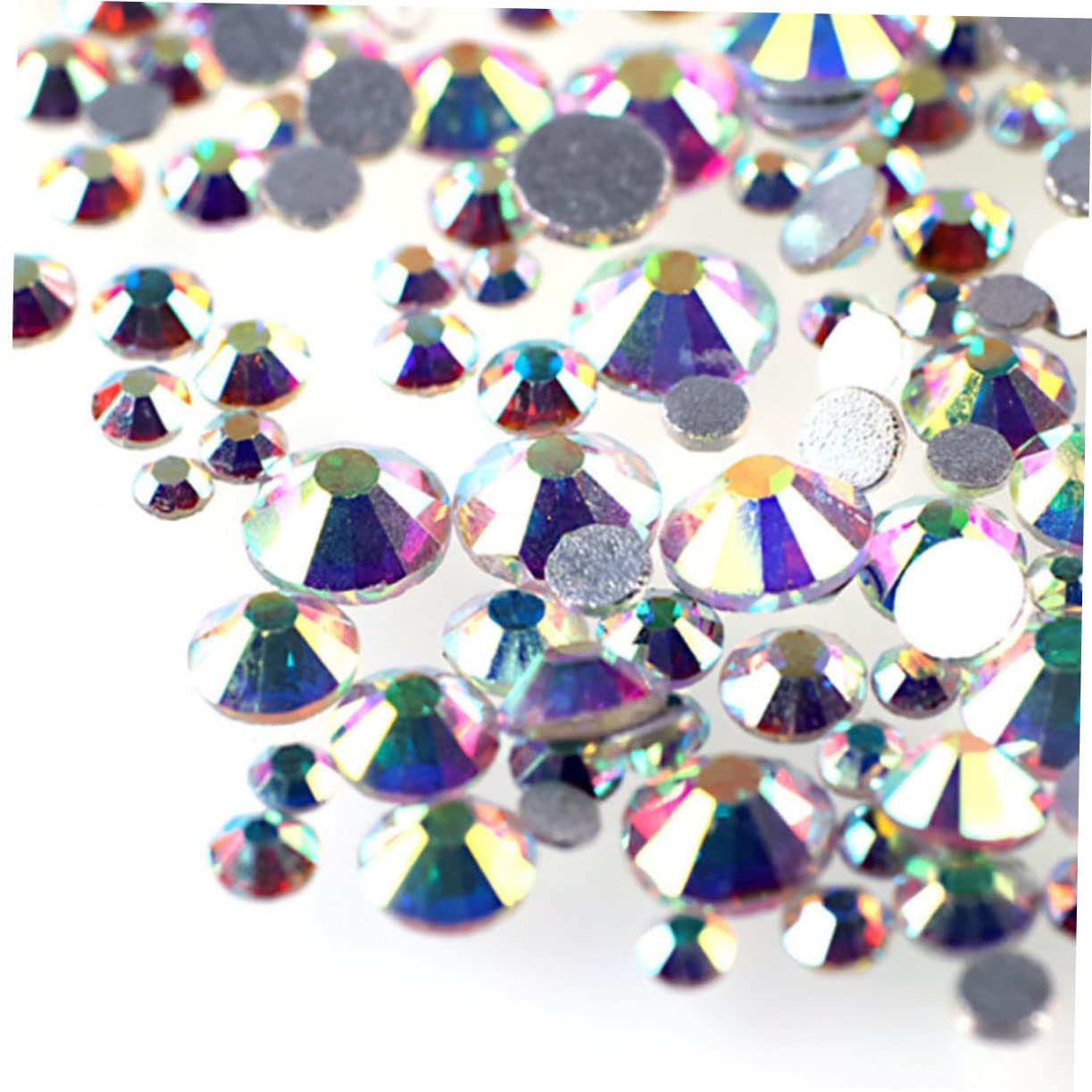Стрази Круглі Beavorty Kristall 1440 шт. плоскі, змішані кольори, фото №7