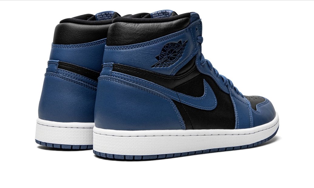 Кроссовки Jordan 1 Retro High OG Dark Marina Blue размер 38, фото №4