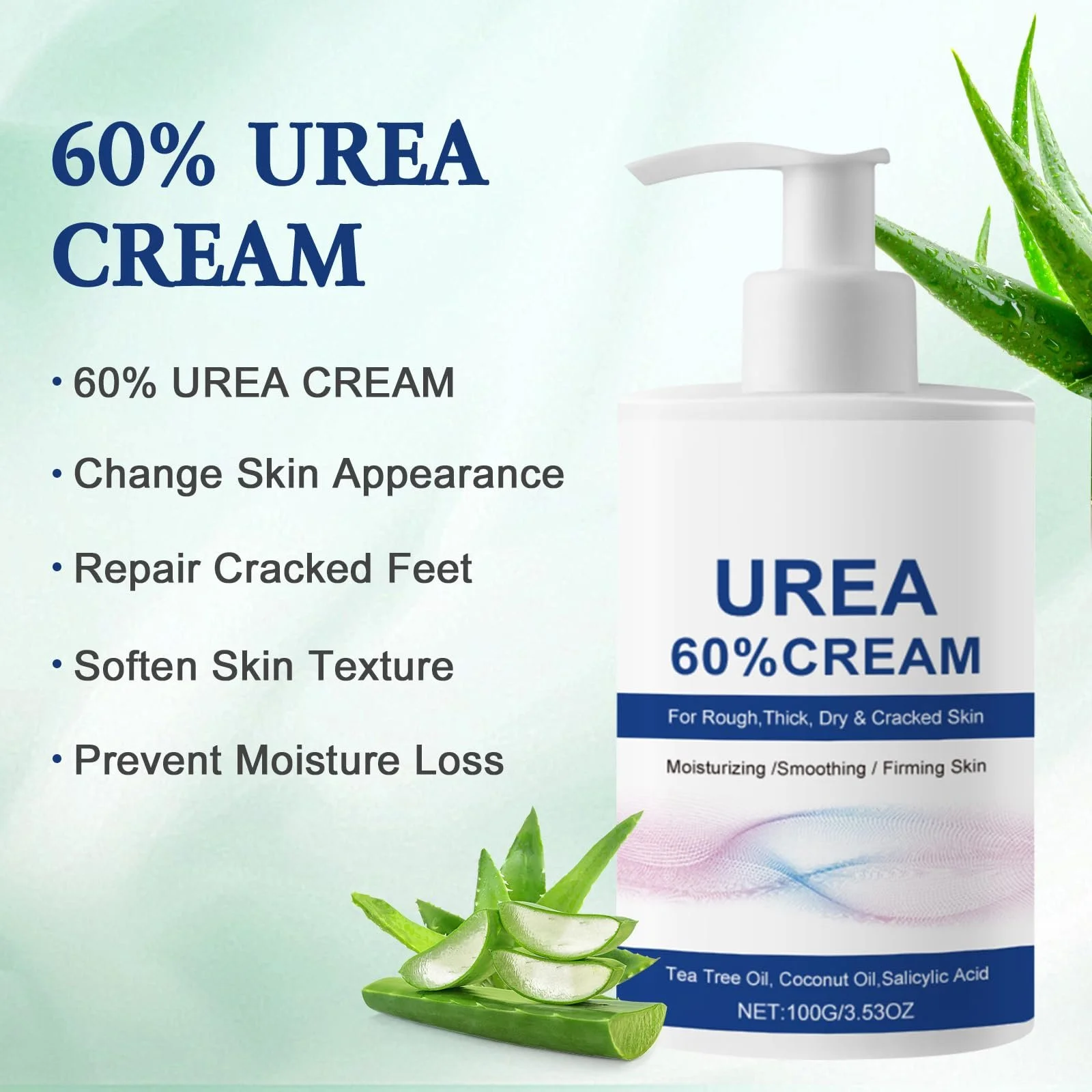Крем для ног Urea Cream 60% восстанавливающий от мозолей увлажняющий 100 г, фото №2