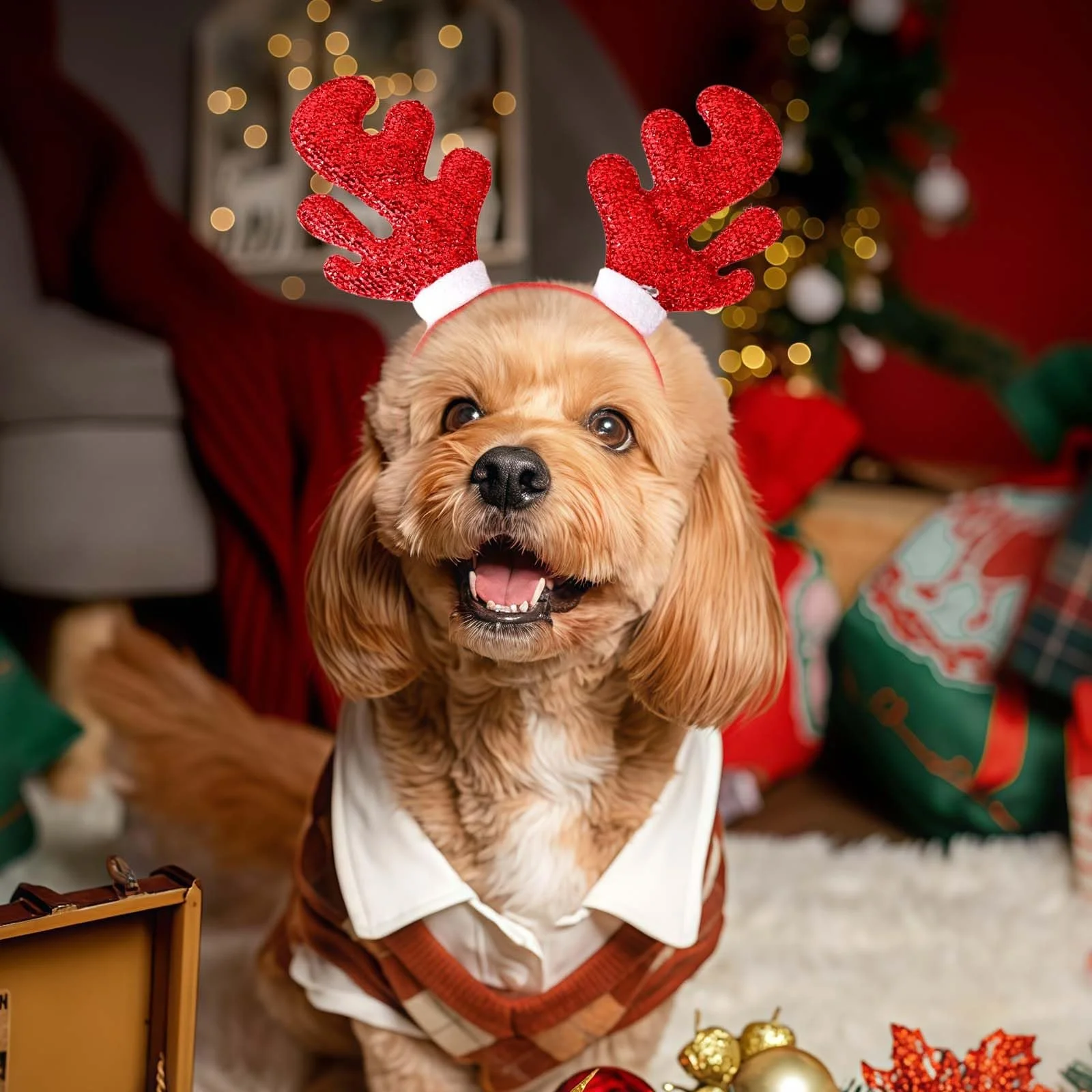 Набор рождественских обручей 10 шт., фото №7