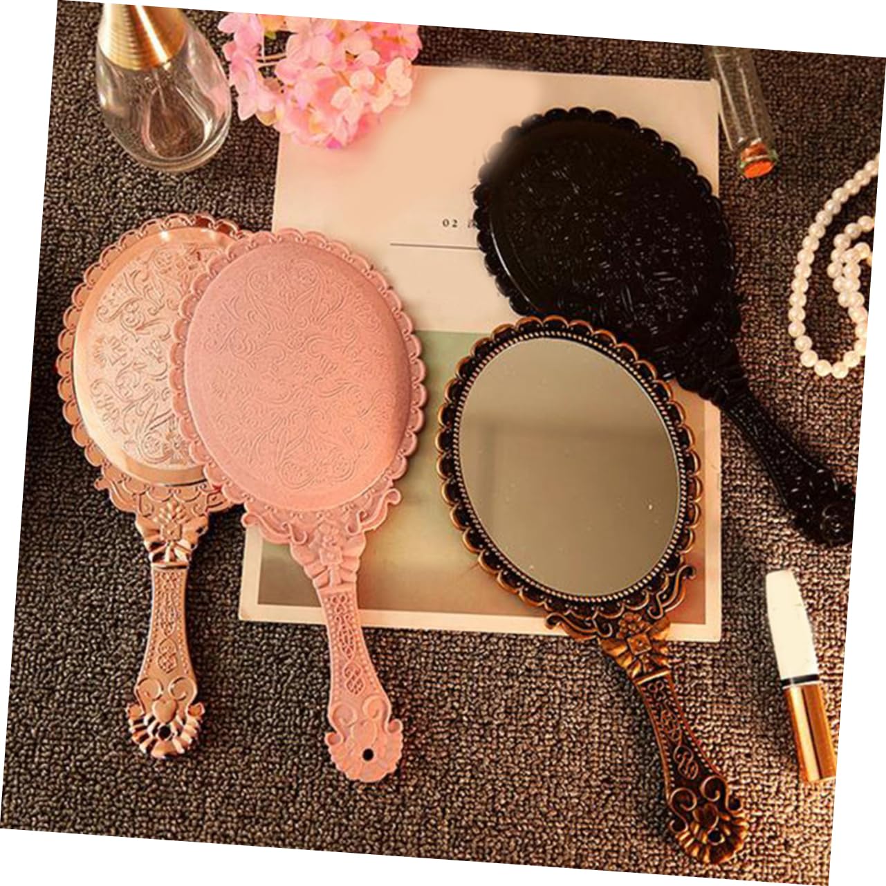 Дзеркало Handheld з ручкою, фото №7