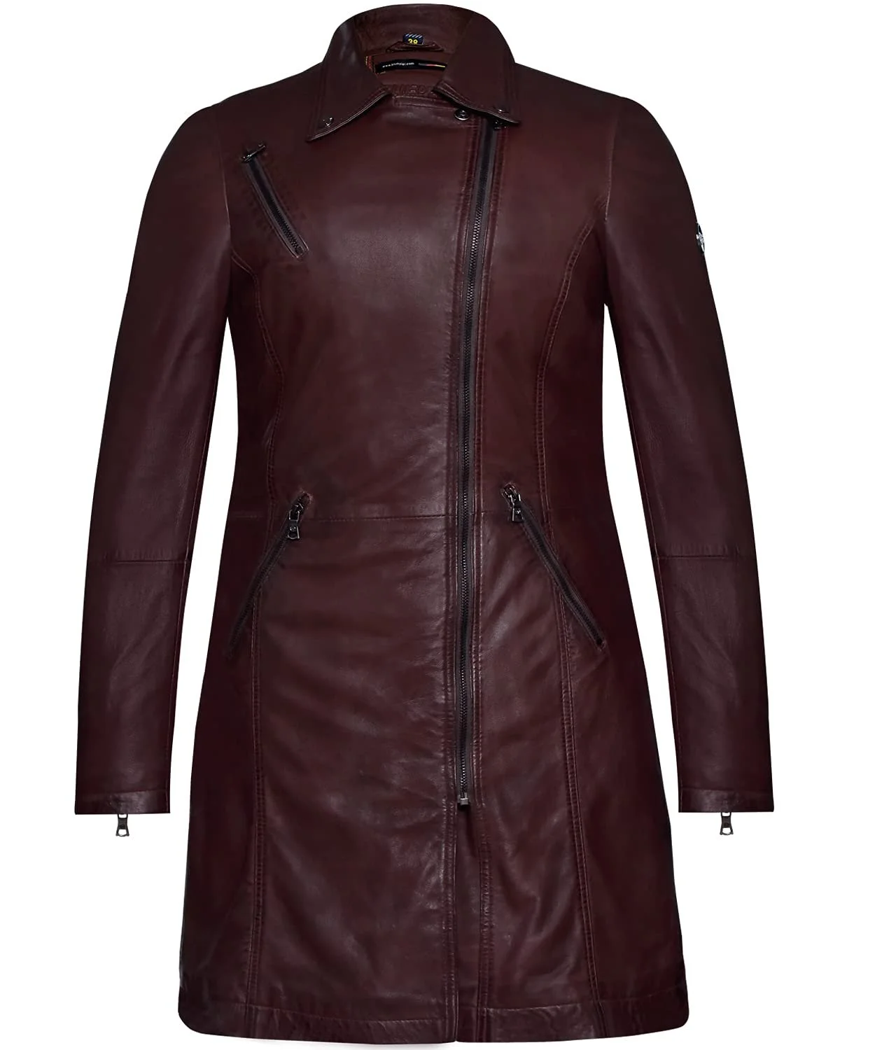 Кожаное пальто Bluepiel Vera Женское, фото №4 Кожаное пальто Bluepiel Vera Женское, фото №4