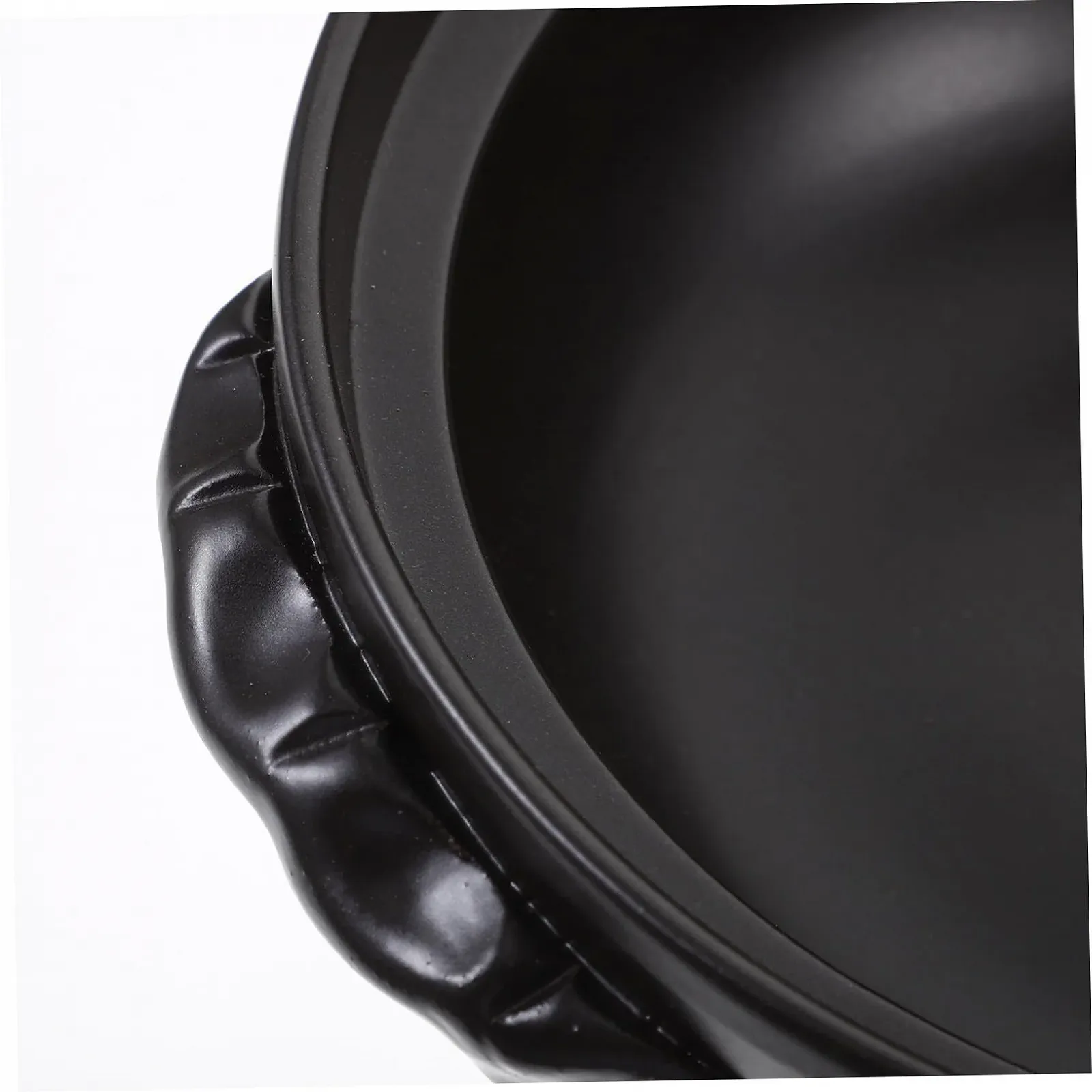 Кастрюля-жаровня Керамическая 900 мл Гладкое антипригарное покрытие Термостойкая крышка с вентиляционными отверстиями, фото №8