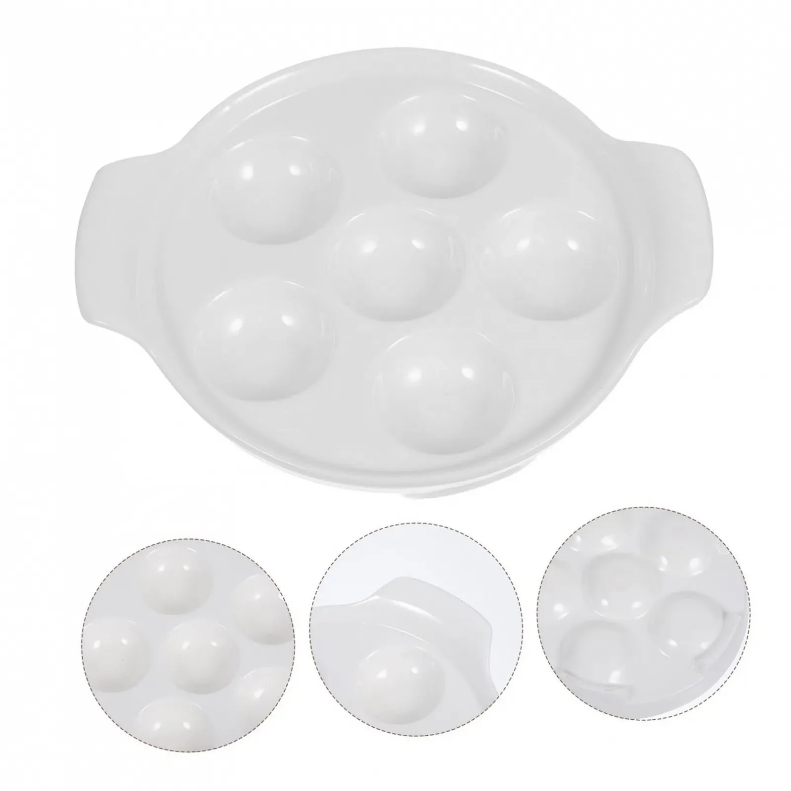 Форми для запікання равликів VANZACK набір 4 шт керамічні з ручками, фото №5