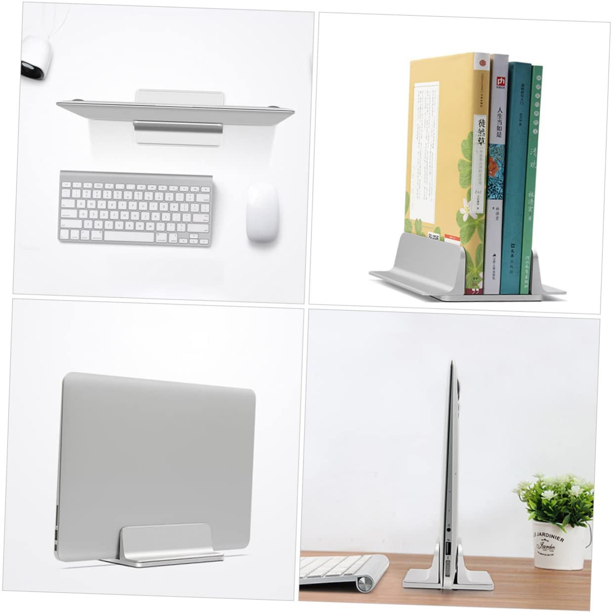 Підставка для ноутбука LALAFINA Регульована з високоякісного матеріалу з вигнутою поверхнею та силіконовим гелевим покриттям, фото №3