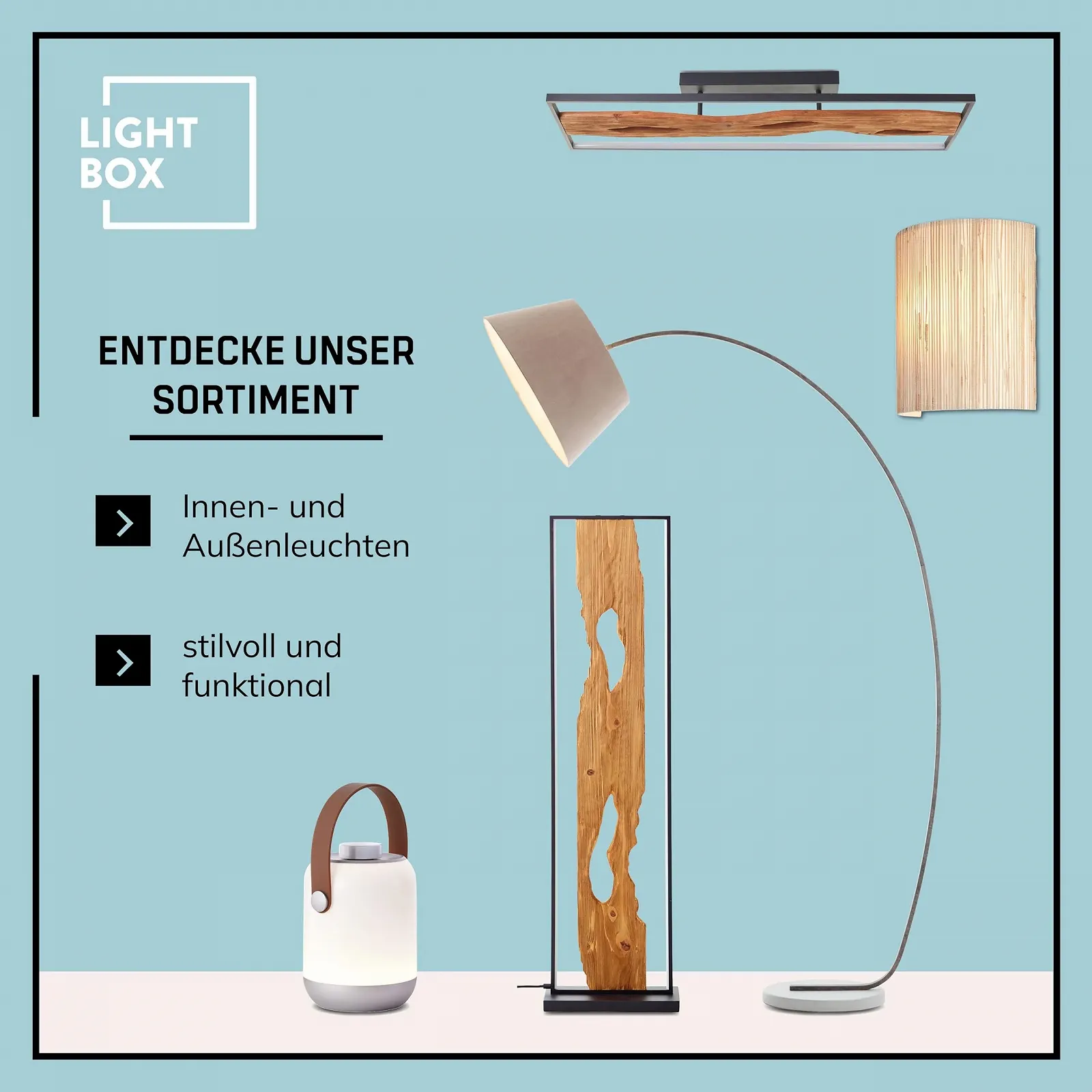 Настольная лампа Lightbox стекло текстиль 56 см лиловая/пурпурная E27, фото №6