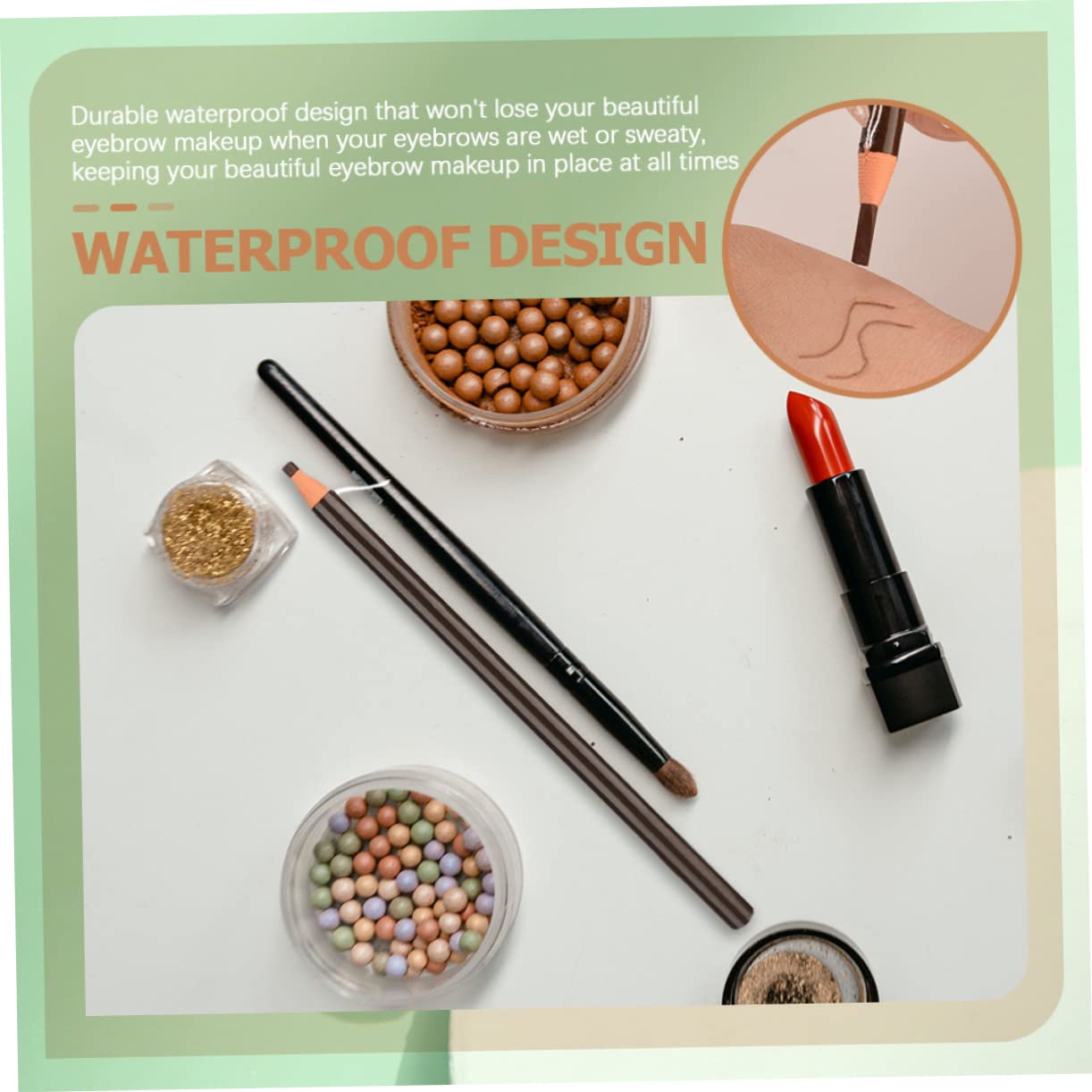 Карандаш Minkissy De Cejas A De Agua Dark Brown Eyebrow, фото №3 Карандаш Minkissy De Cejas A De Agua Dark Brown Eyebrow, фото №3