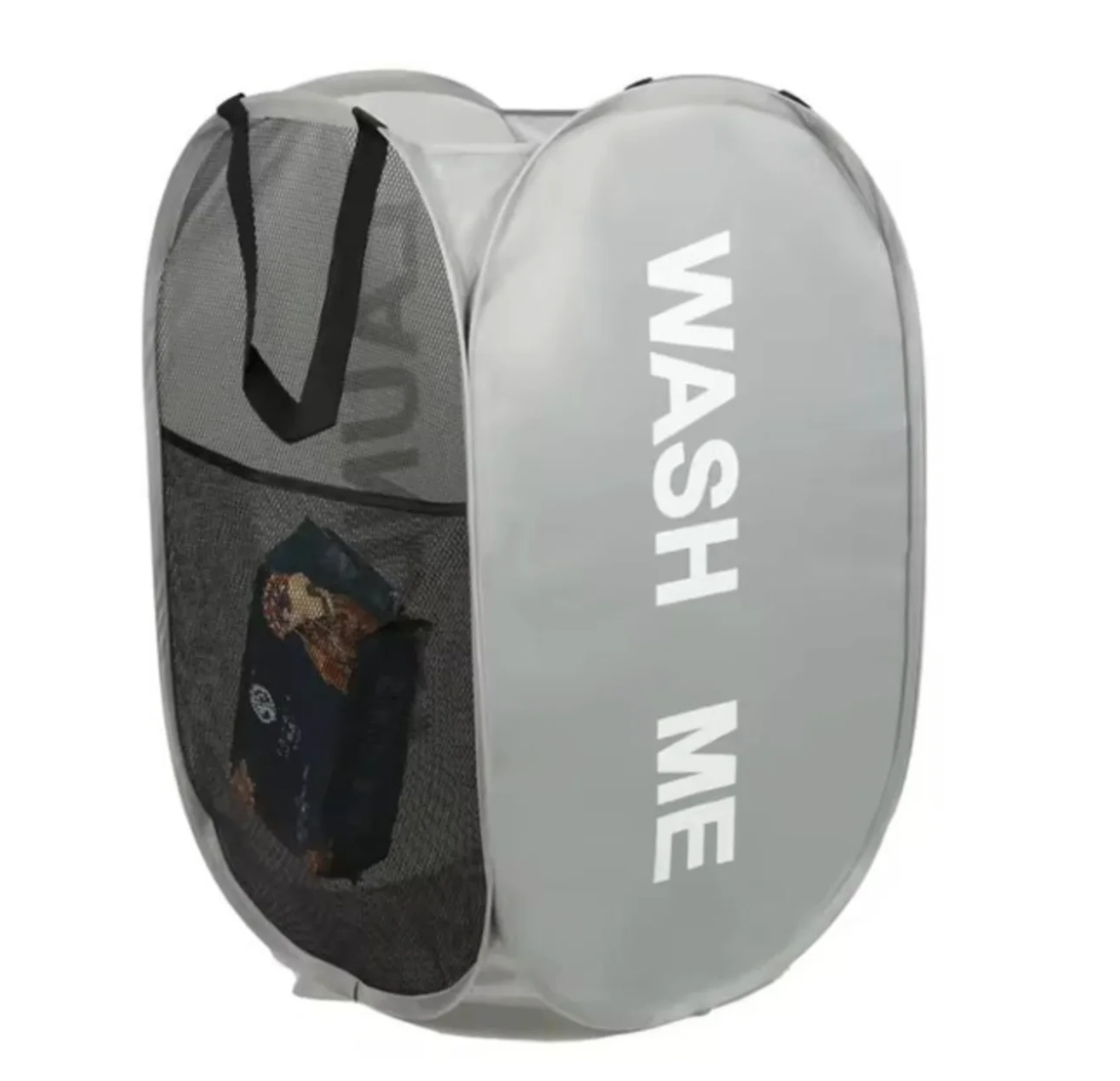 Універсальний кошик-чохол для прання і зберігання білизни 1 шт Оливковий, фото №1