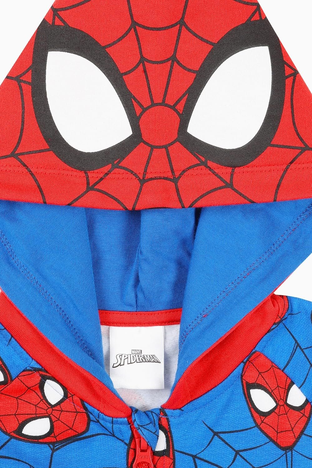 Худі Marvel Spiderman для хлопчиків та дівчаток, дитяче, на блискавці, бавовняне, фото №2