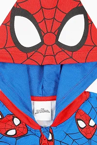 Худі Marvel Spiderman для хлопчиків та дівчаток, дитяче, на блискавці, бавовняне synthetic.ua - Фото 1