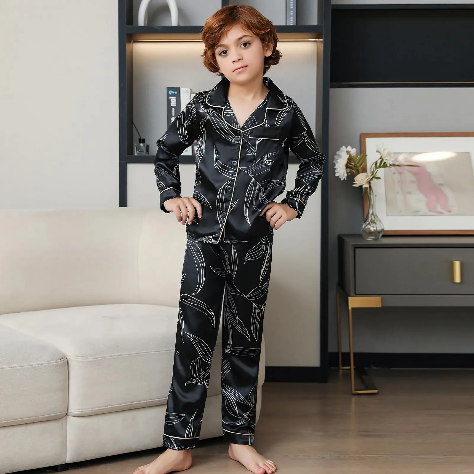 Комплект піжами атласний RuanMM, фото №8