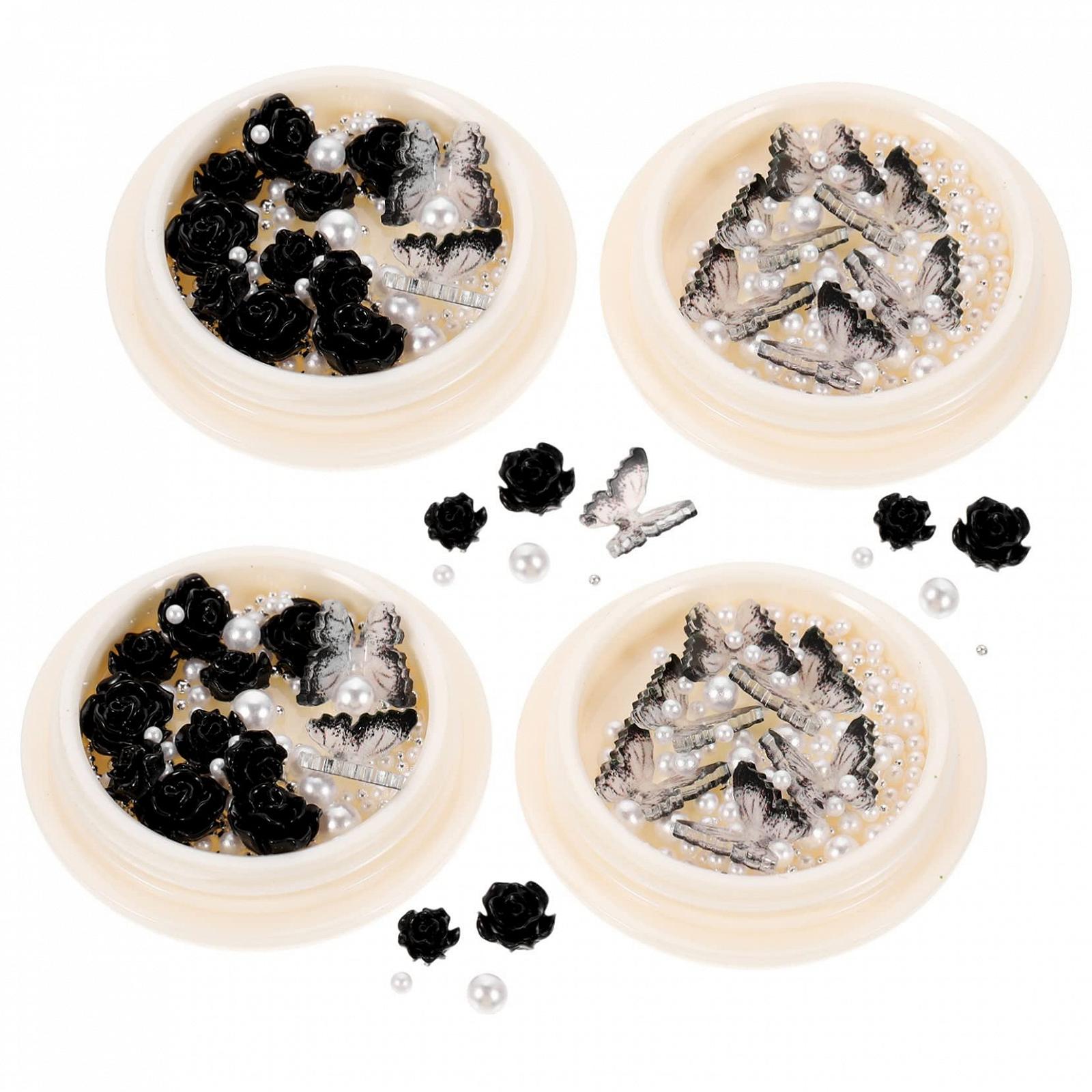WOONEKY Boxen Стрази Teeflor Перли для творчого нейл-арту, фото №9