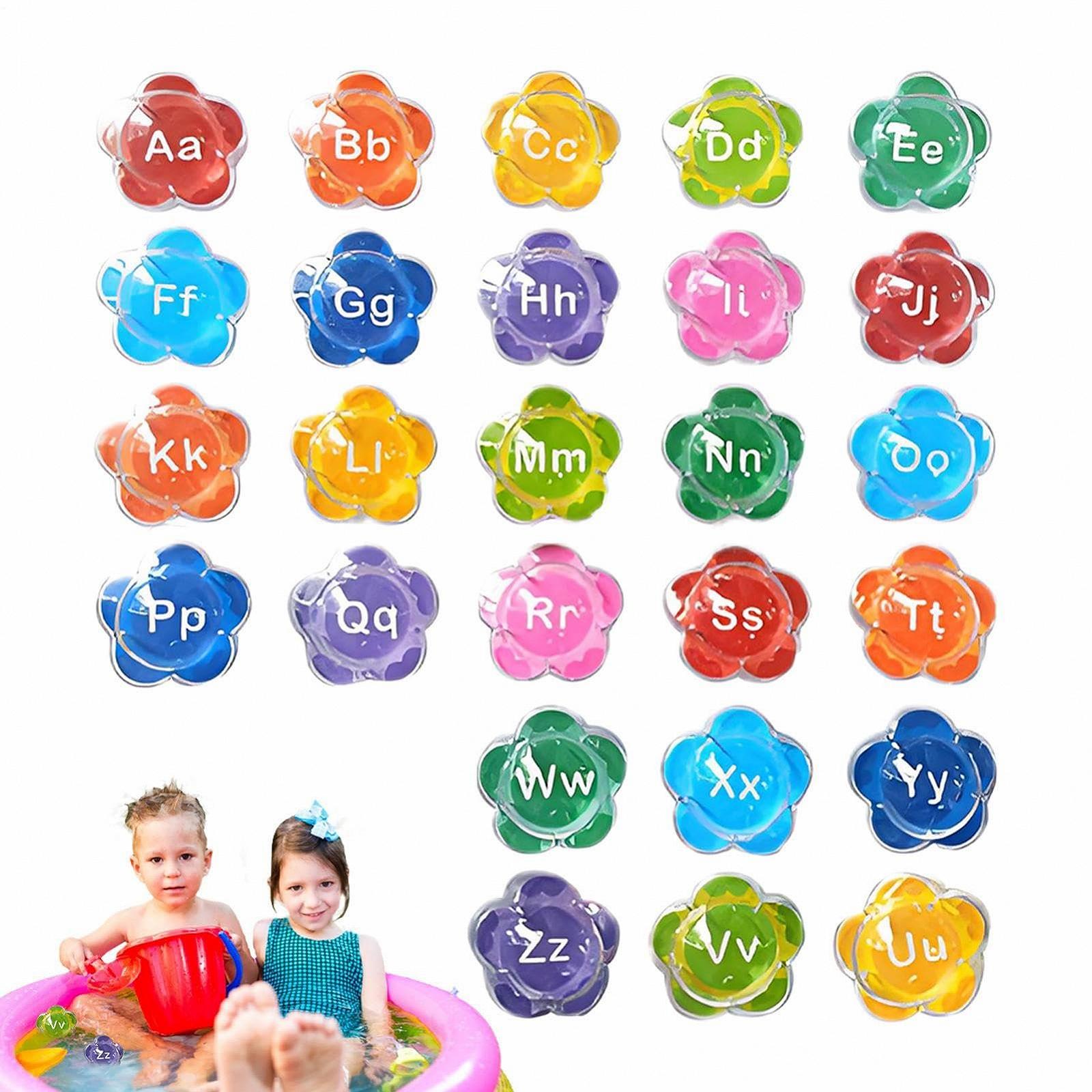 Іграшка для ванни Алфавіт 26 літер для басейну та задоволення від купання малюків, фото №8