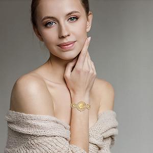 Часы Женские Кварцевые JewelryWe Аналоговые Золотой/Серебряный цена на synthetic.ua - Фото 1 Часы Женские Кварцевые JewelryWe Аналоговые Золотой/Серебряный synthetic.ua - Фото 1