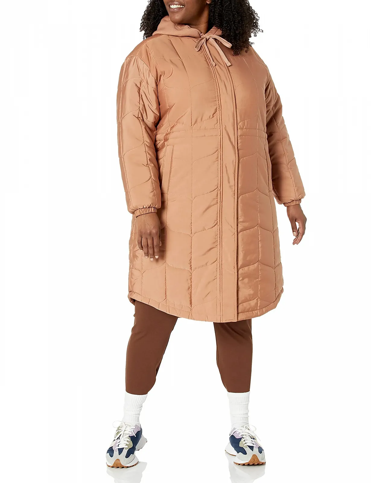 Жіноче пальто Amazon Essentials стьобане, фото №6