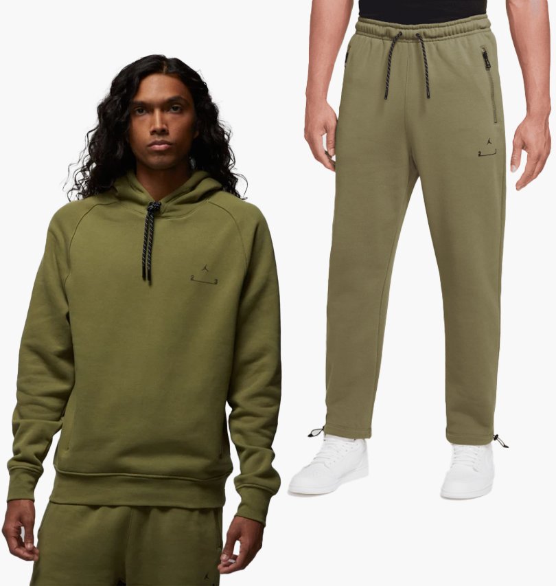 Штаны Air JORDAN J 23E Flc Зеленый XL, фото №1